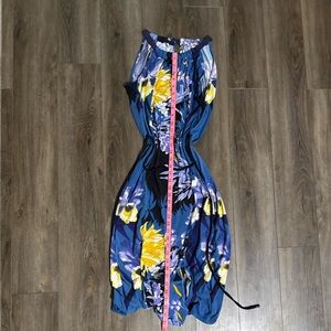 Tahari Blue and Yellow Floral Kids One Piece